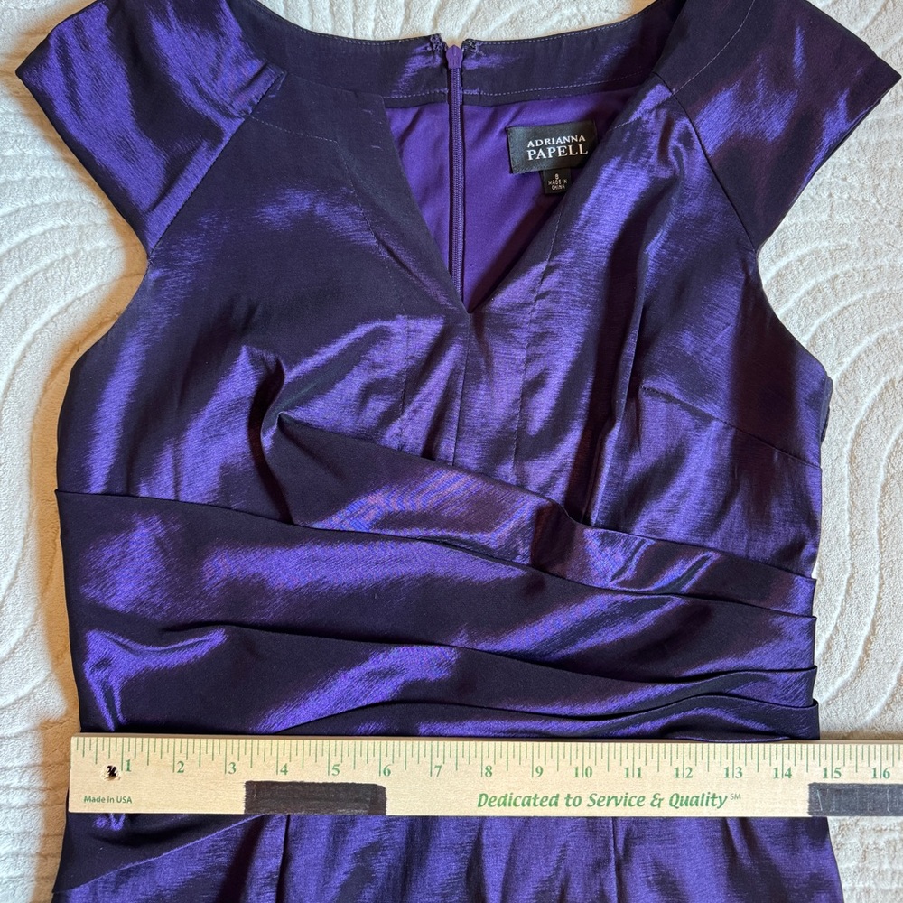 Adrianna Papell Deep Purple Dress